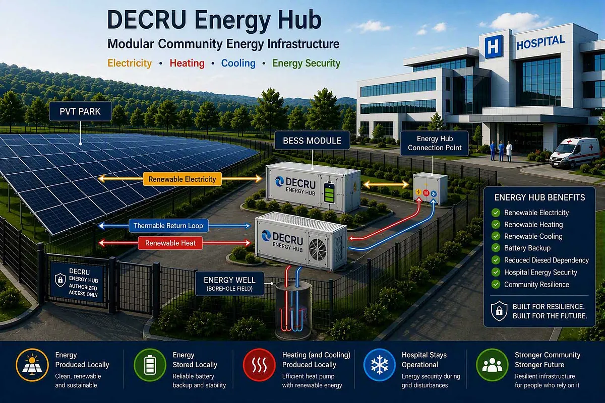 Plakat for DECRU Energy Hub